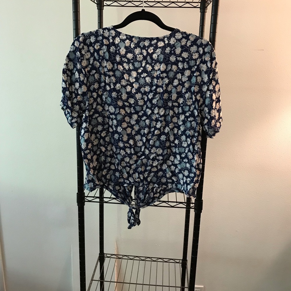 Cute blue shirt